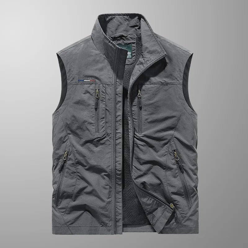 Ruben - Luchtige outdoor bodywarmer met rits voor heren Alternate