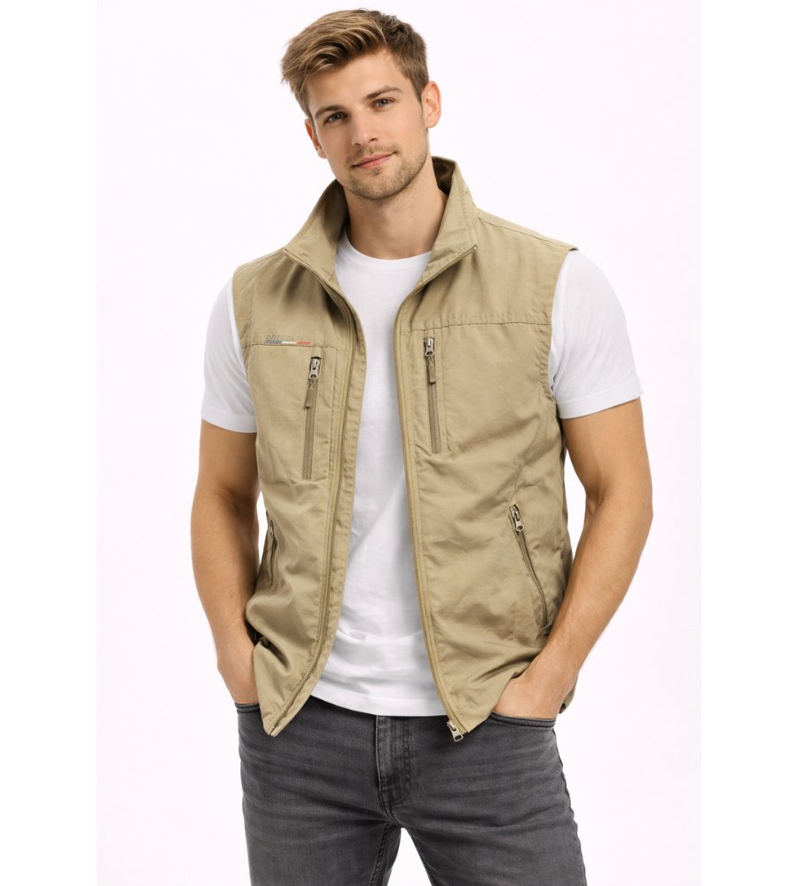 Ruben - Luchtige outdoor bodywarmer met rits voor heren Lifestyle