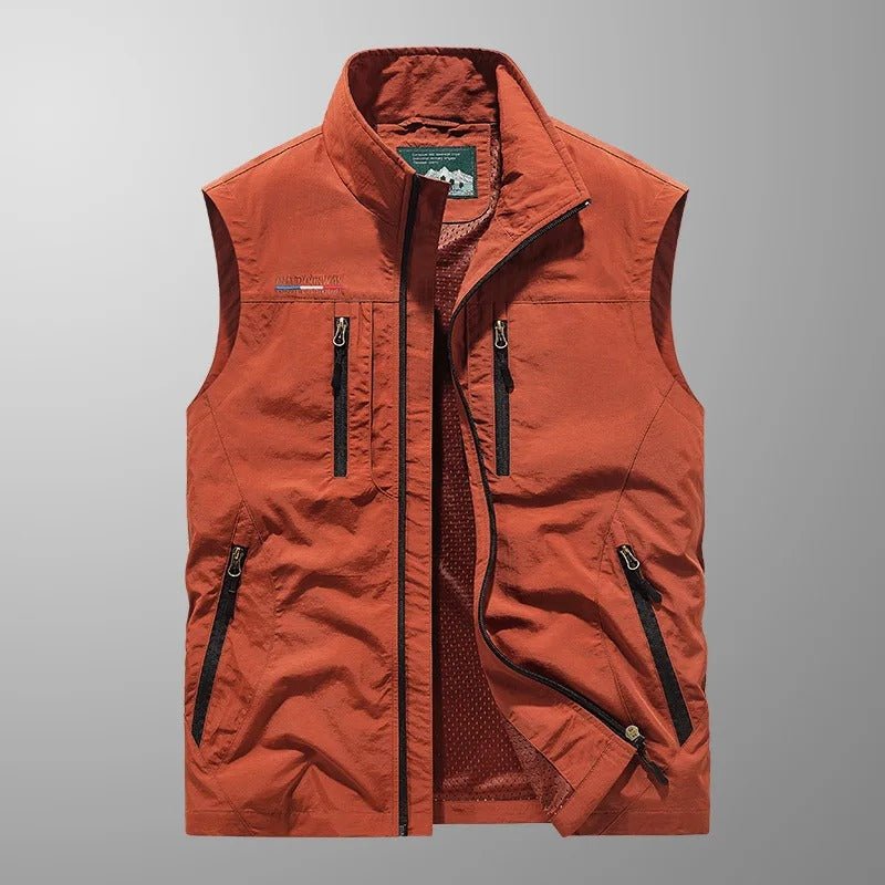 Ruben - Luchtige outdoor bodywarmer met rits voor heren View 12