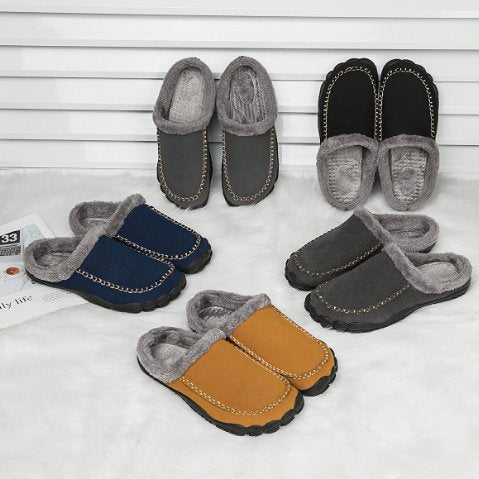 Sam - Warme gevoerde pantoffels met antislip zool voor heren Hero