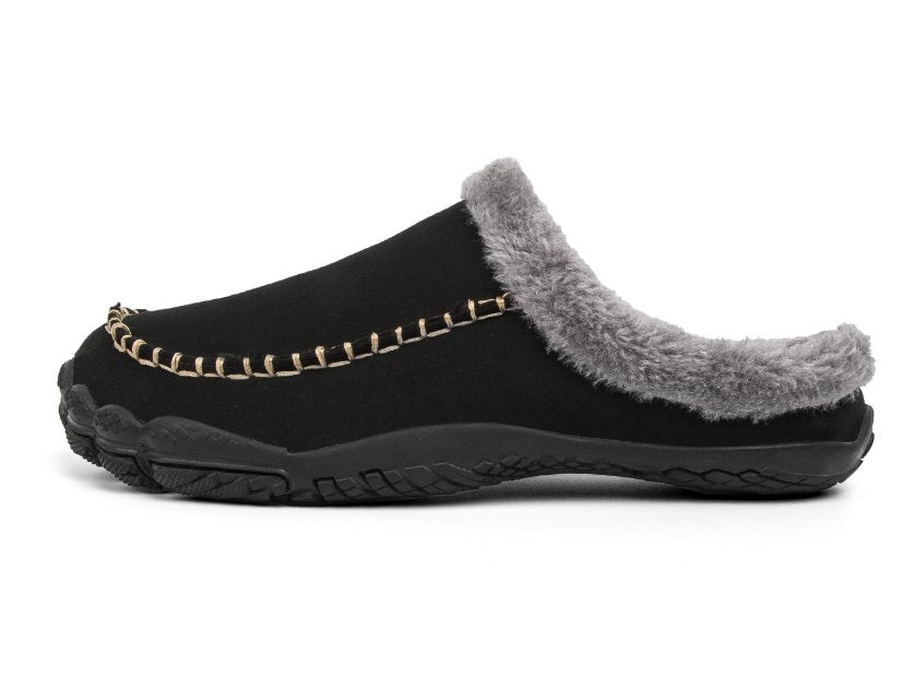 Sam - Warme gevoerde pantoffels met antislip zool voor heren Side