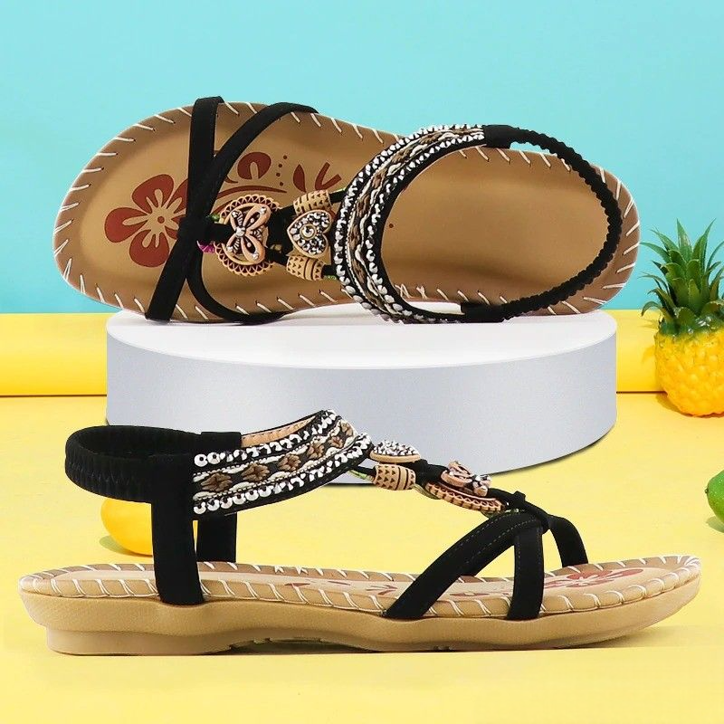 Sandalen Dames met Sierbandjes
