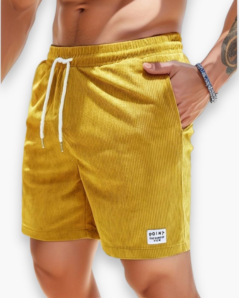 Stef - Casual ribcord herenshorts met zakken Lifestyle