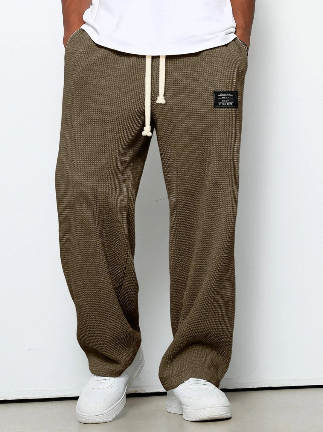 Stef - Comfortabele relaxed herenbroek met elastische taille Full