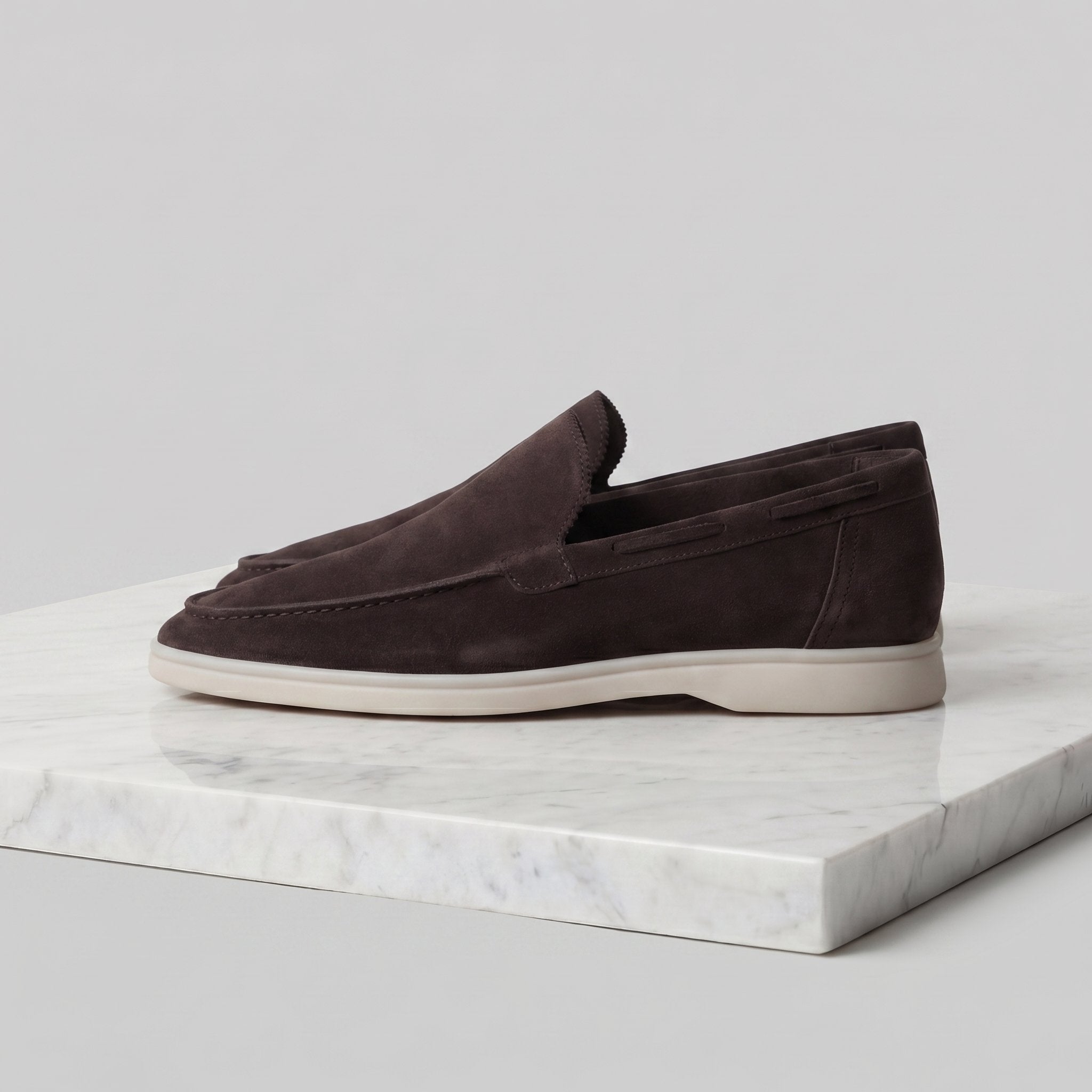 Teun - Klassieke suède loafers voor heren View 12