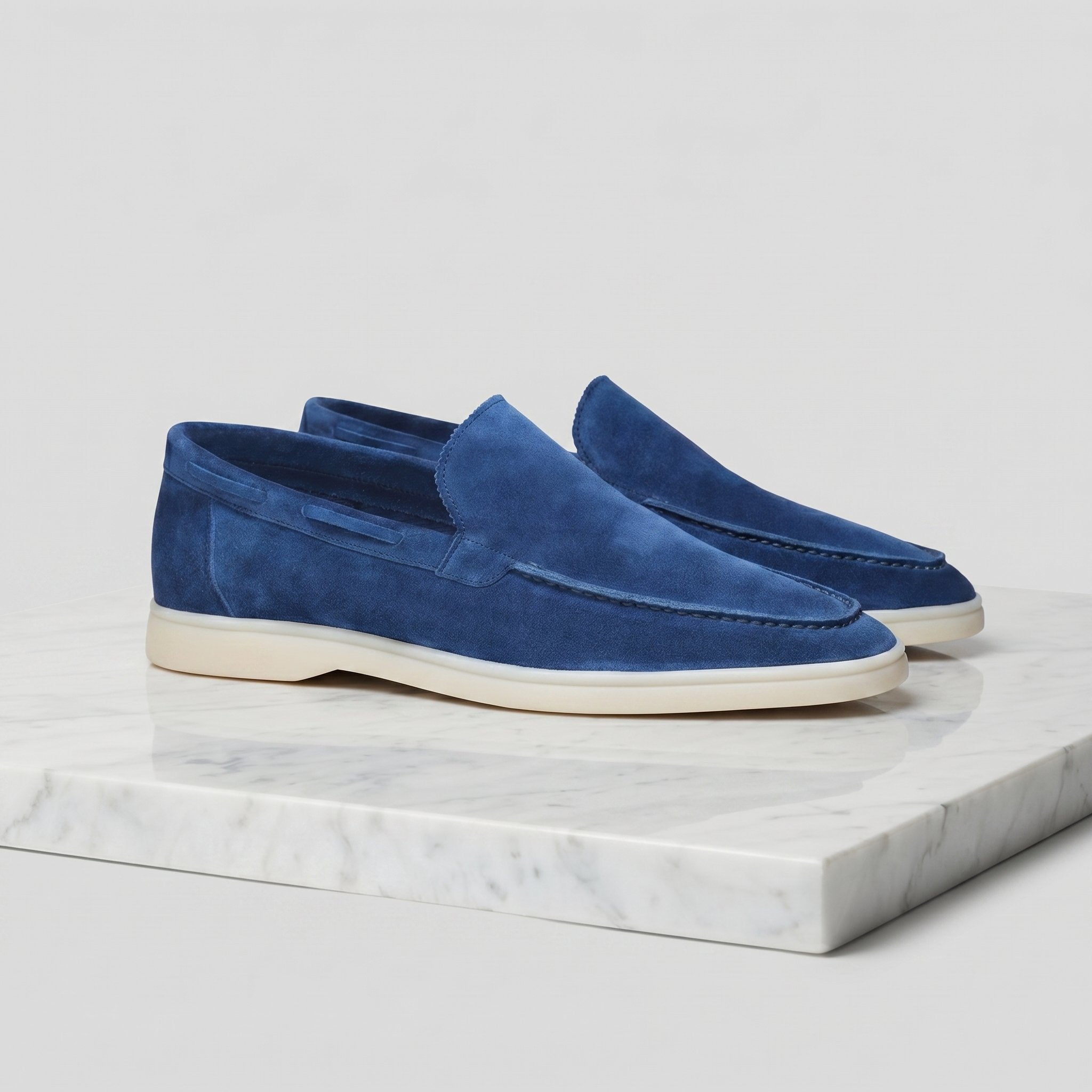 Teun - Klassieke suède loafers voor heren View 15