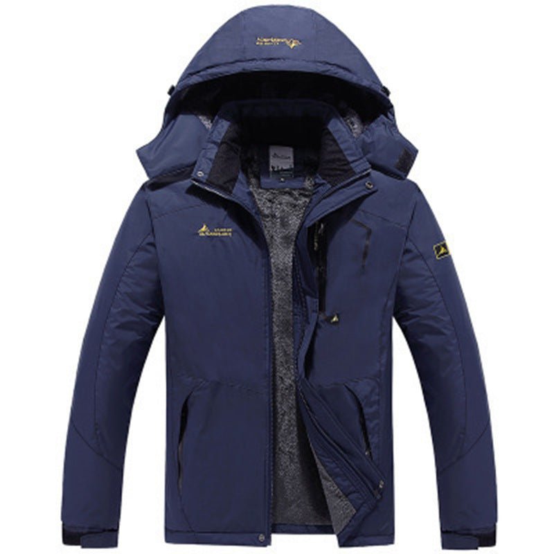 Teun - Waterdichte gewatteerde parka met capuchon voor heren Angle