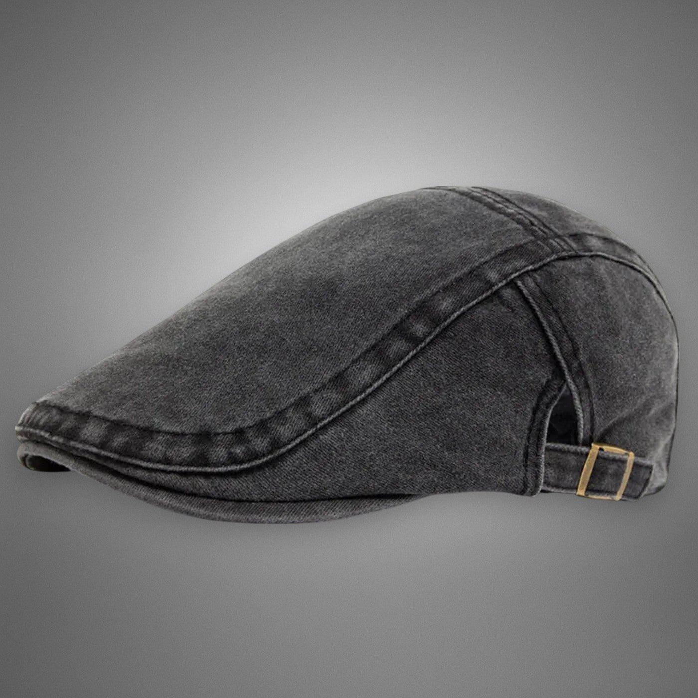 Thijs - Stijlvolle vintage baret voor heren Close Up