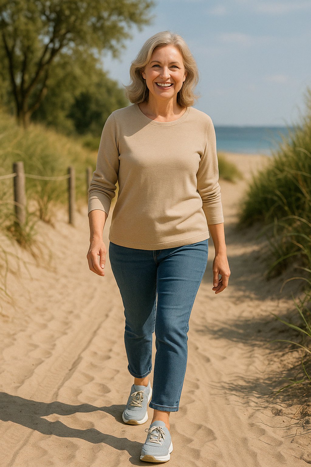 Wies - Orthopedische wandelschoenen met rits voor dames Front