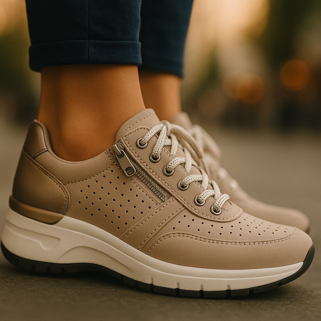 Wies - Orthopedische wandelschoenen met rits voor dames Full