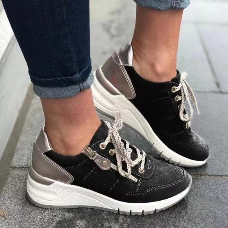 Wies - Orthopedische wandelschoenen met rits voor dames View 13