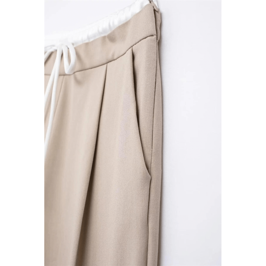 Broek met Trekkoord Wijde Pijpen